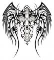 Tribal_Wings_Cross_design_by_twzted